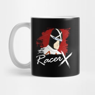 racer x vintage red black Mug